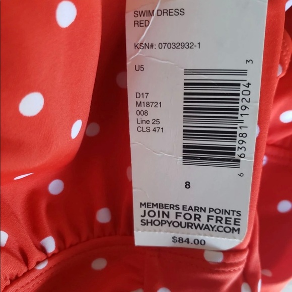 Polka Dot One Piece Bathing Suit - Picture 5 of 5